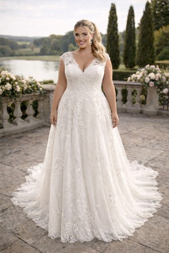 Plus size cap sleeve - uk,