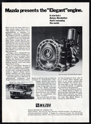 1973 mazda coupe vintage - 1973, rx-2