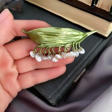 Art Deco Style Enamel Crystal