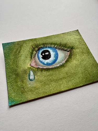 Aceo original miniature - original,