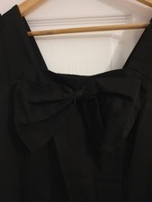 Hearts and Roses  Size 12 Black Party Dress