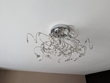 BHS Lila Flush Chrome Ceiling Light SKU C01-30000750B