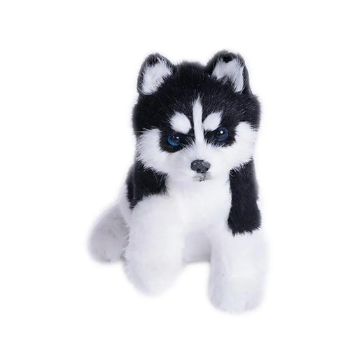 Realistic husky dog - dog, plush
