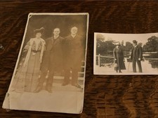 1905 Group Photograph Postcard At Plymouth Written And Mailed, Plus Couple Photo