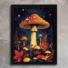 Mushroom Forest Wall Art