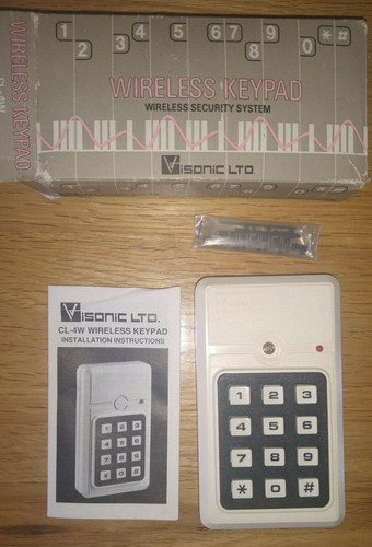Visonic wireless alarm keypad - visonic,