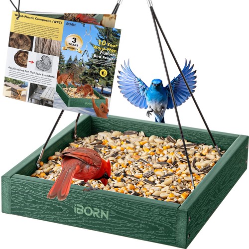 Iborn platform bird feeder - platform,