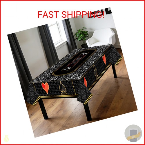 Casino poker tablecloth - casino,