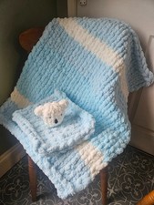 hand/ finger knitted baby