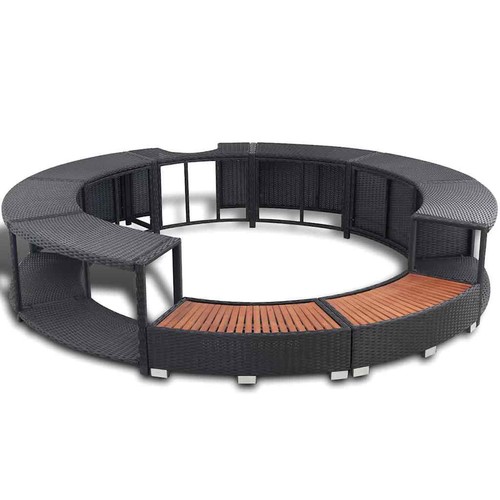 Spa surround poly - spa, rattan