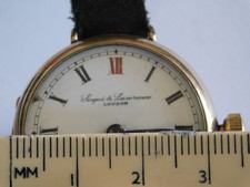 WW1 WORLD WAR 1 MILITARY TRENCH WATCH SAQUI & LANRENCE - BUREN movement