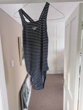 Speedo Endurance Swimsuit Size 12. Blue/White Stripe.