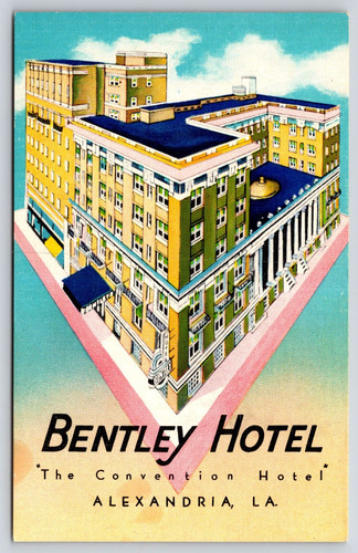 Postcard alexandria bentley - alexandria, la