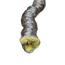 5m Insulated Acoustic Ducting Hydroponics Ventilation Duct Fan 5"