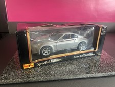 Maisto Nissan Fairlady Z 350 Z Nismo 1:18 Scale Model Car , Silver Die Cast