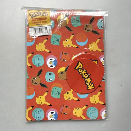 Pokémon gift wrap pack - gift, 2