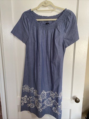 Talbots chambray shift dress - chambray,