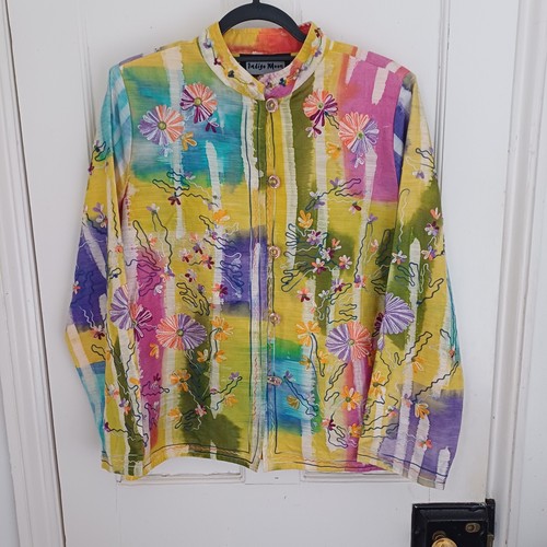 Vintage indigo moon jacket - vintage,