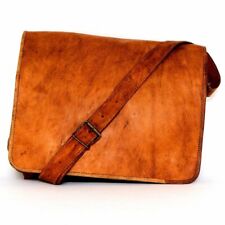 18" Leather Vintage Messenger