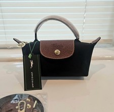 Longchamp le Pliage Black Mini