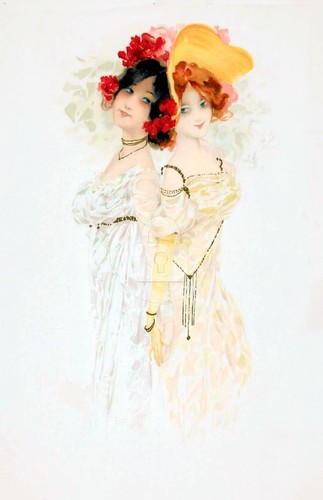 Raphael kirchner two women - raphael, kirchner,