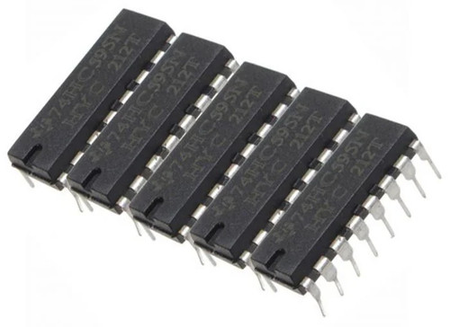 Sn74hc595n dip16 8 bit - 5,