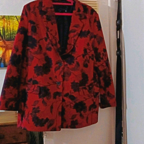 Asosdesign red black - &, floral