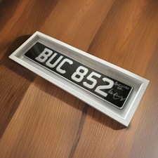 Dad’s Army - Framed Replica Jones’ Van Number Plate - Signed By Ian Lavender