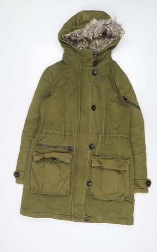 Topshop womens green - green, parka