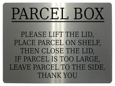 619 PARCEL BOX Metal Aluminium