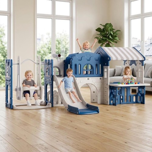 9in kids slide and swing - 1,
