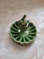 WADE GREEN RABBIT TRINKET/RING DISH  VGC