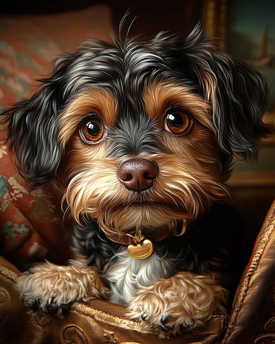 Yorkshire terrier portrait - terrier,
