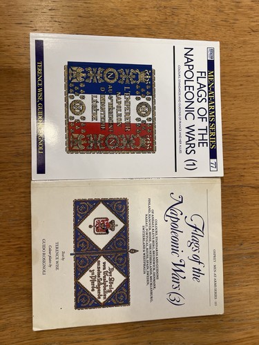 Osprey men arms - men-at-arms:, flags