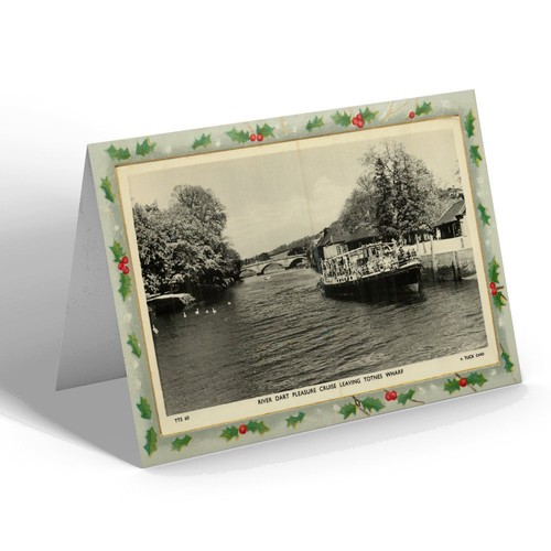 Xmas notelet vintage devon - xmas,