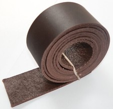 2mm Thick Veg Tan Leather Straps Narrow Width Quality Belgian Leather 140cm Long