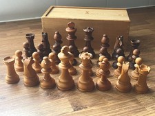 Vintage  chavet  chess set &
