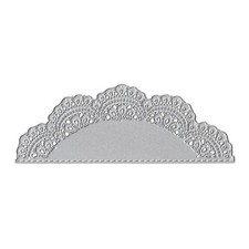 Semicircle Lace Cutting Dies Stencil Template Craft Decoration Mould Gift Supply