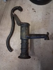 Antique water hand pump - water,