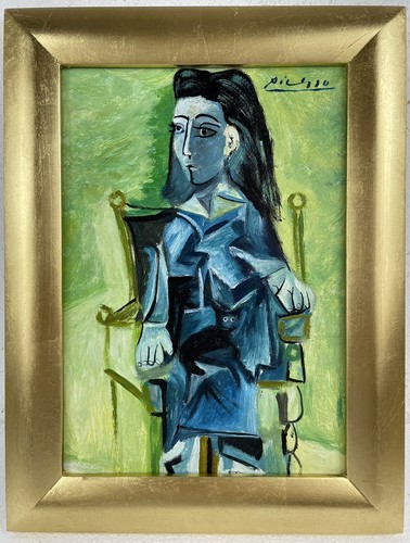 Pablo picasso oil cardboard - oil, on