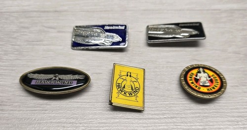 Hawkwind metal pin badge tour - metal,