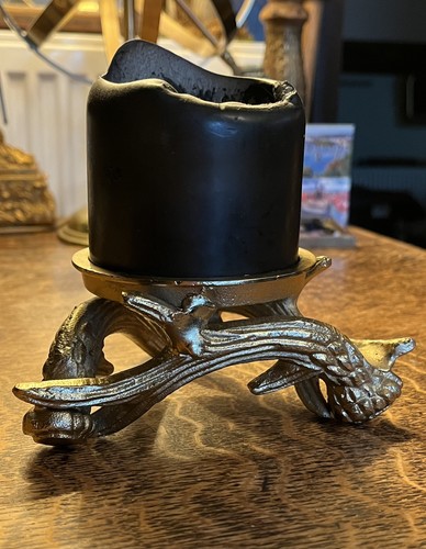 Vintage brass metal stag deer - metal,