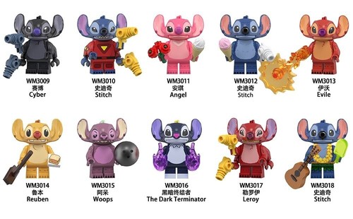 Custom lego lilo and stitch - 10,