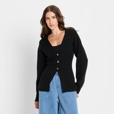 Women's Nipped Waist Cardigan