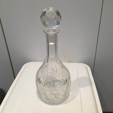 Webb Corbett Cut and Bevelled Lead Decanter