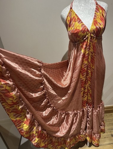 Pure peach silk boho - pure, summer
