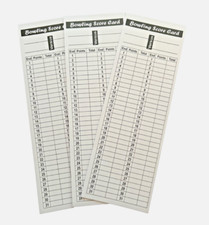 Bowling Score Cards - Pack of 100 (CCS)
