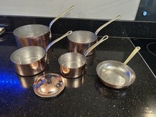 Vintage Copper Pan Set Lovely