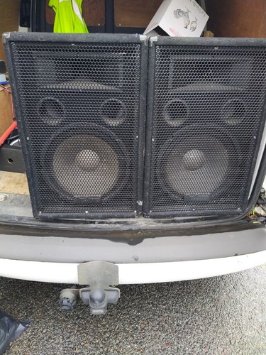 Two large prosound speakers - two,
