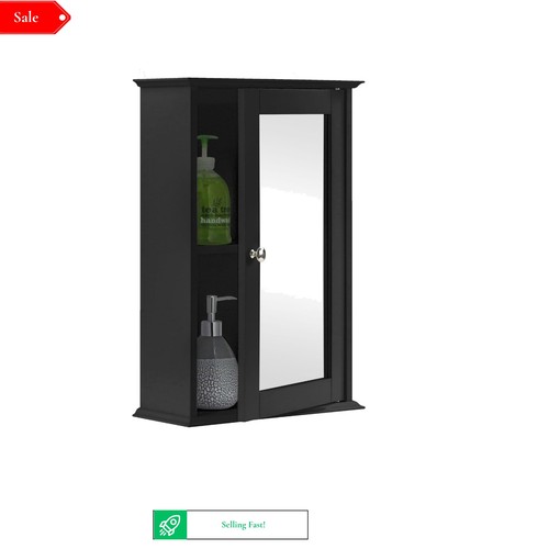 Mirrored bathroom cabinet wall - bathroom,